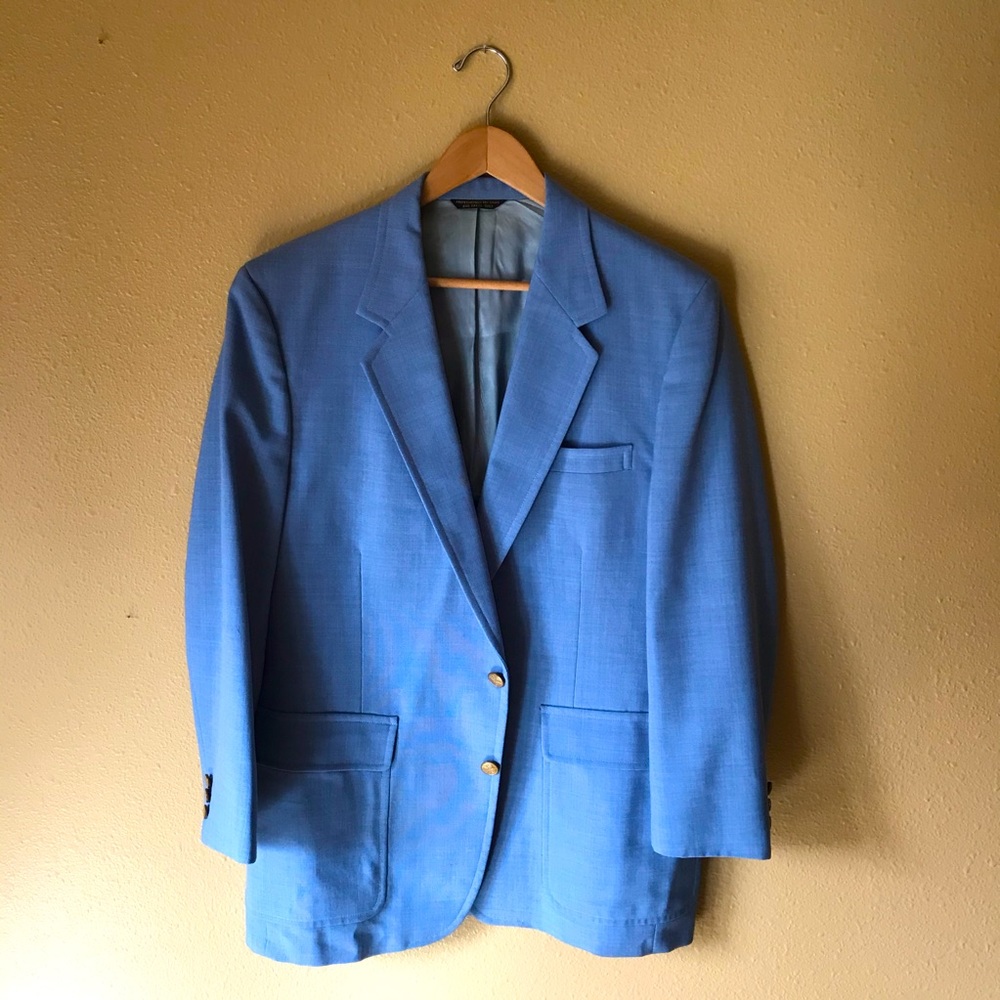 Men’s Vintage Blue Blazer